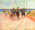 Riders on the beach 1902